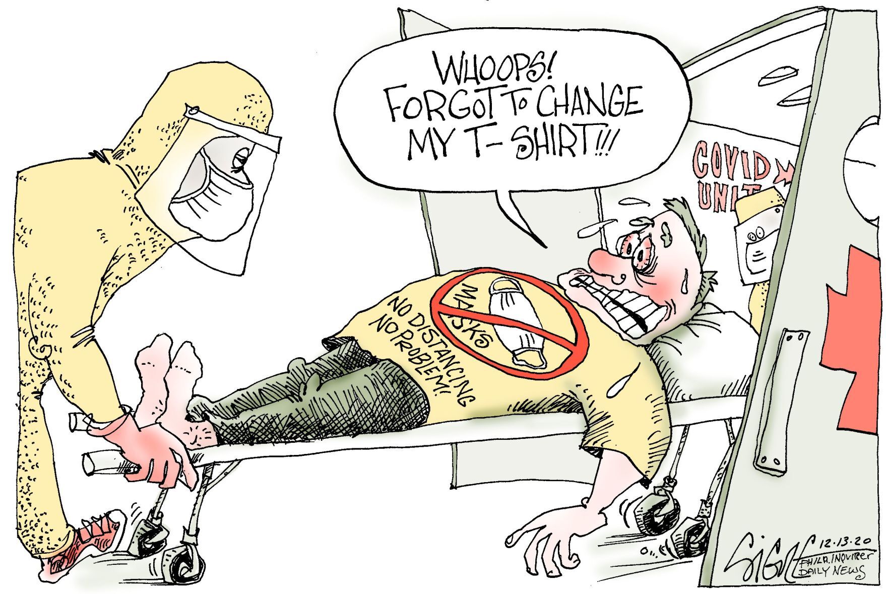 Signe Wilkinson cartoon